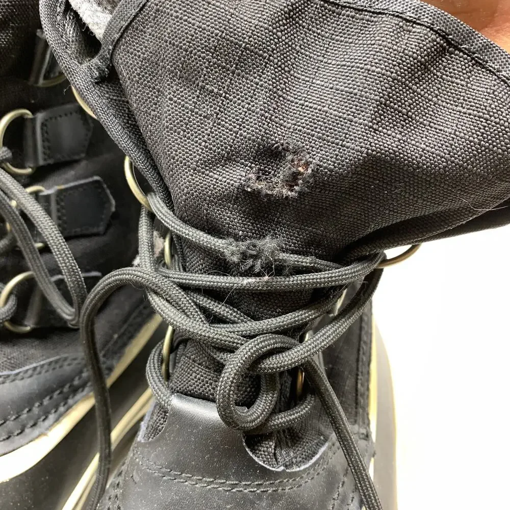 Sorel Tivoli II NL1495-011 Womens US 7 Black Waterproof Winter Snow Boots